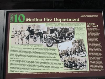 Medina Fire Department Marker image. Click for full size.