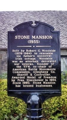 Stone Mansion Marker. Click for full size. Stone Mansion Marker image. Click for full size.