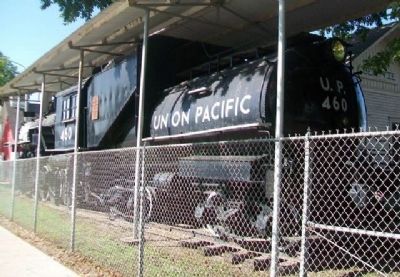 Union Pacific Engine No. 460 and Marker image. Click for full size.