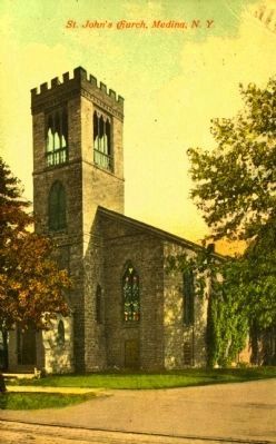 <i>St. John's Church, Medina, N.Y.</i> image. Click for full size.