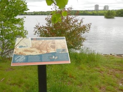 A Changing Lake-scape Marker. Click for full size. A Changing Lake-scape Marker image. Click for full size.