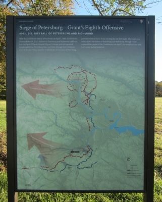 Seige of Petersburg-Grant's Eighth Offensive Marker image. Click for full size.