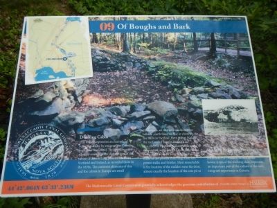 Of Bough and Bark Marker. Click for full size. Of Bough and Bark Marker image. Click for full size.