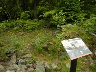 Navvies Dwelling Marker. Click for full size. Navvies Dwelling Marker image. Click for full size.