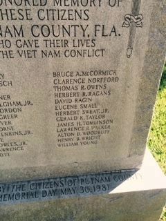 Putnam County Viet Nam Memorial (right) image. Click for full size.