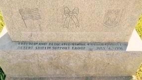 Putnam County Persian Gulf War (Operation Desert Storm) Memorial image. Click for full size.
