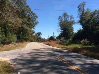 View of marker looking east on CR 18. image. Click for full size.