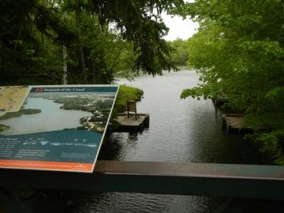 Summit of the Canal Marker. Click for full size. Summit of the Canal Marker image. Click for full size.