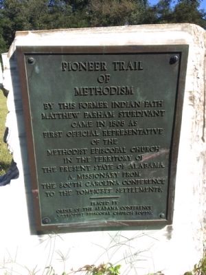 Pioneer Trail of Methodism Marker image. Click for full size.