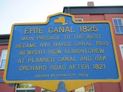 Erie Canal 1825 Marker image. Click for full size.