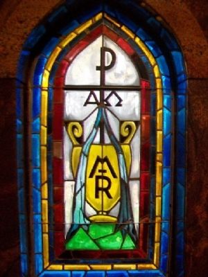 Assumption Chapel Stained Glass Window image. Click for full size.