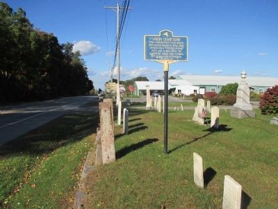 Union Cemetery Marker - Northward image. Click for full size.