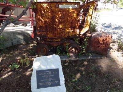 Martha Miklaucic Memorial Dedication Marker. Click for full size. Martha Miklaucic Memorial Dedication Marker image. Click for full size.