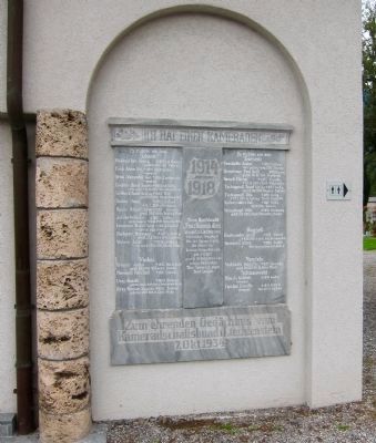 I had a Comrade Memorial Tablet image. Click for full size.