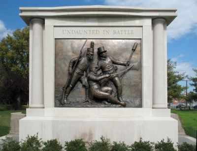 Undaunted In Battle Monument. Click for full size. Undaunted In Battle Monument image. Click for full size.