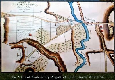 The Affair of Bladensburg, August 24, 1814<br> – James Wilkinson.. Click for full size. The Affair of Bladensburg, August 24, 1814<br> – James Wilkinson. image. Click for full size.