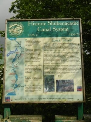 Historic Shubenacadie Canal System Marker image. Click for full size.