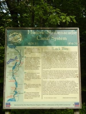 Historic Shubenacadie Canal System Marker image. Click for full size.