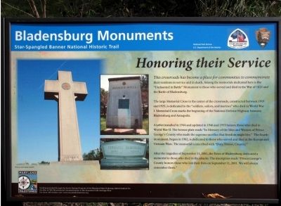 Bladensburg Monuments Marker image. Click for full size.
