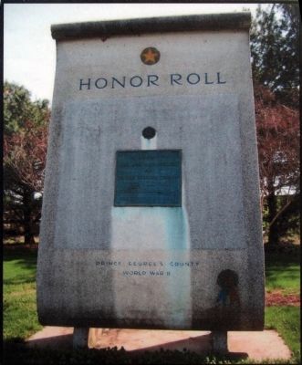World War II Honor Roll. Click for full size. World War II Honor Roll image. Click for full size.