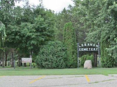 Lebanon Cemetery. Click for full size. Lebanon Cemetery image. Click for full size.