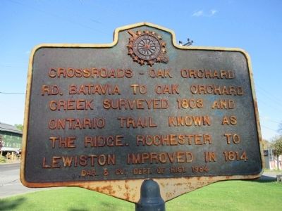 Crossroads Marker. Click for full size. Crossroads Marker image. Click for full size.