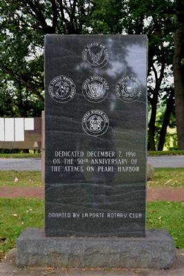La Porte World War II Memorial image. Click for full size.