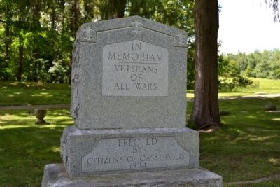 Cassopolis Veterans Memorial. Click for full size. Cassopolis Veterans Memorial image. Click for full size.