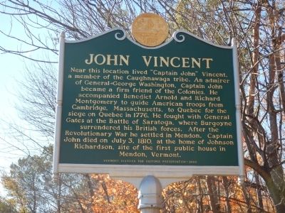 John Vincent Marker image. Click for full size.