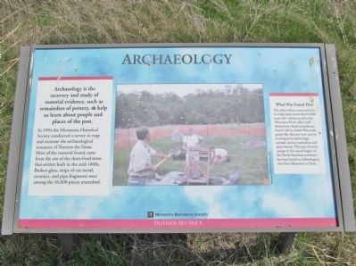 Archaeology Marker image. Click for full size.