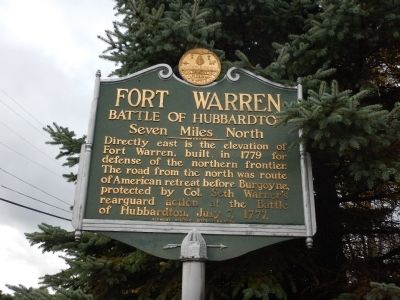 Fort Warren Marker image. Click for full size.