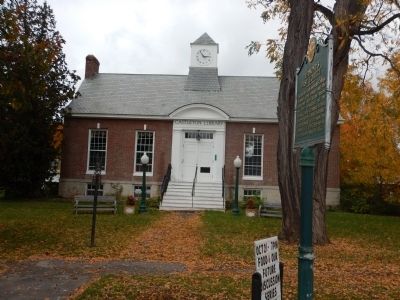 "Vermont's First College" Marker image. Click for full size.