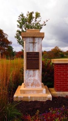 Gateposts from the Northern Entrance to Camp Sherman Marker. Click for full size. Gateposts from the Northern Entrance to Camp Sherman Marker image. Click for full size.