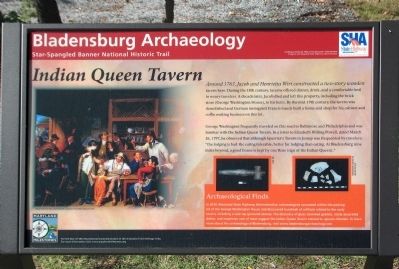 Indian Queen Tavern Marker image. Click for full size.