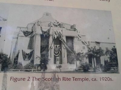 The Scottish Rite Temple ca. 1920s. Click for full size. The Scottish Rite Temple ca. 1920s image. Click for full size.