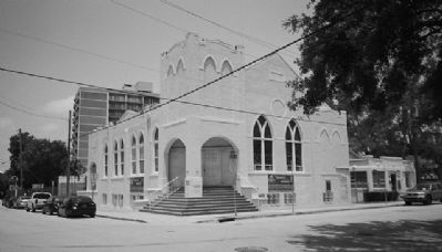 Historic photo of Trinity CME Church. Click for full size. Historic photo of Trinity CME Church image. Click for full size.