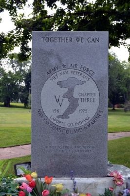 La Porte Viet Nam Memorial. Click for full size. La Porte Viet Nam Memorial image. Click for full size.