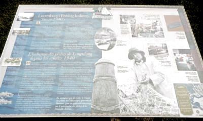 Lunenburg’s Fishing Industry Since 1940’s Marker image. Click for full size.