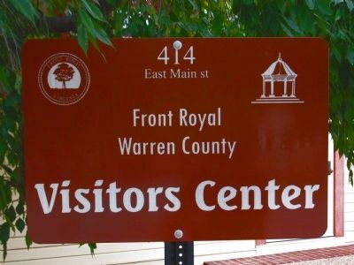 Front Royal Visitors Center. Click for full size. Front Royal Visitors Center image. Click for full size.