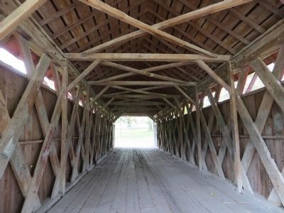 Cutler - Donahoe Covered Bridge - 1870. Click for full size. Cutler - Donahoe Covered Bridge - 1870 image. Click for full size.