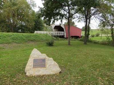 Cedar Covered Bridge Marker. Click for full size. Cedar Covered Bridge Marker image. Click for full size.