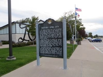 Historic Iowa City Marker image. Click for full size.