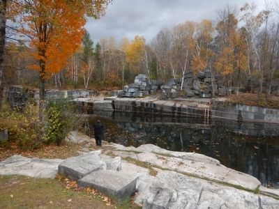 Old Marble Quarry. Click for full size. Old Marble Quarry image. Click for full size.