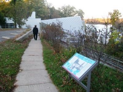 A Boyhood on the Mississippi Marker. Click for full size. A Boyhood on the Mississippi Marker image. Click for full size.