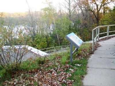 Little Falls and the Mississippi River Marker image. Click for full size.