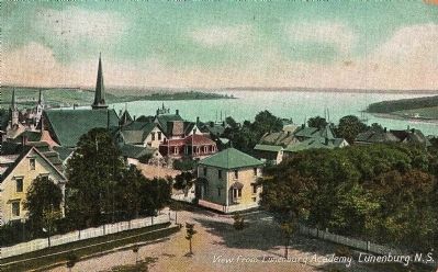 <i> View from Lunenburg Academy, Lunenburg, N.S.</i> image. Click for full size.