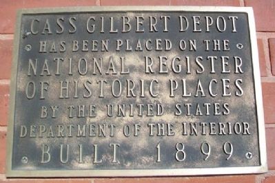 Northern Pacific Railway Depot NRHP Marker. Click for full size. Northern Pacific Railway Depot NRHP Marker image. Click for full size.