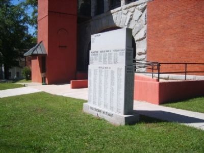 Oglethorpe County Veterans Monument Marker. Click for full size. Oglethorpe County Veterans Monument Marker image. Click for full size.