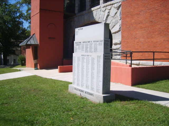 Oglethorpe County Veterans Monument Marker