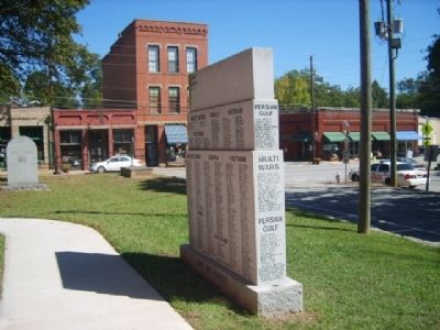 Oglethorpe County Veterans Monument Marker. Click for full size. Oglethorpe County Veterans Monument Marker image. Click for full size.